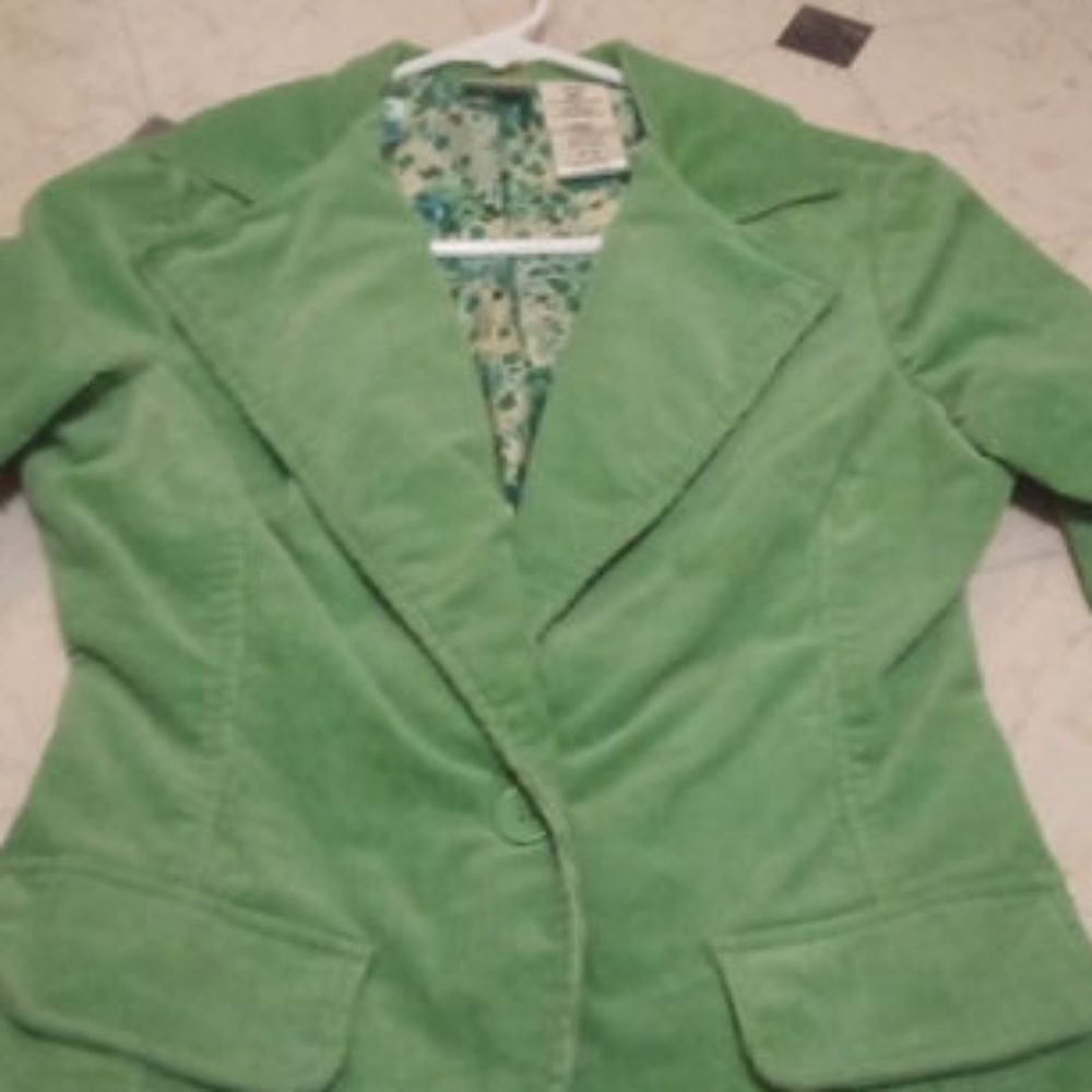 Green blazer